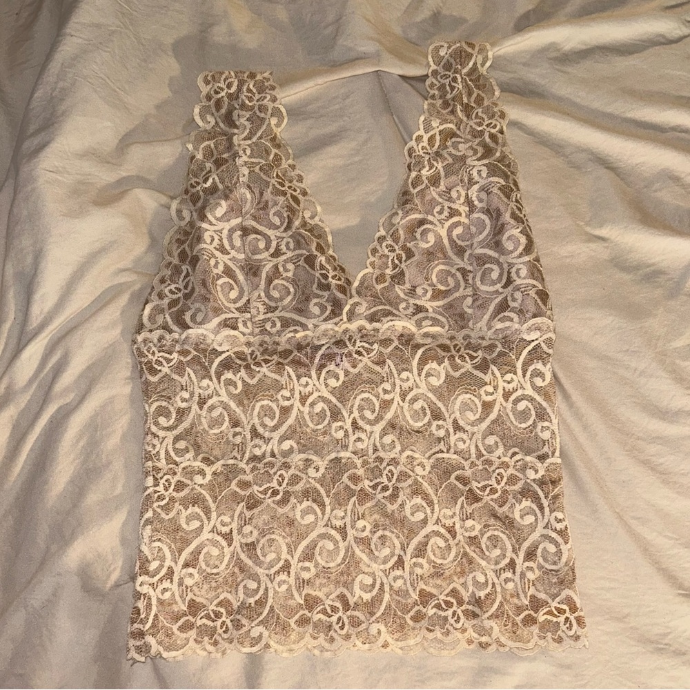 Lace tank top